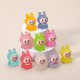 Luminous Labubu Cute Ornament Crystal decorative Cute Resin Nightshow Decoration Crystal  3D Cute Toy