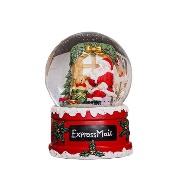 Carousel Music Box Wedding Decoration Crystal Crafts Resin Mold Custom Glitter Snow Globe Water Ball Christmas Ornaments