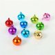 5mm-34mm Christmas Decorations Bell Holiday Supplies Mixed Color Metal Silver DIY Handmade Bell for Christmas Party