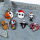 Metal Jewelry Accessory Cartoon Cute The Nightmare Before Christmas Jack Halloween Brooch Decoration Cloth Pins Badges Ornaments