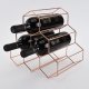 Nordic Modern Style Wine Rack Honeycomb Iron Metal Ornaments for Home Bar Living Room Display Cooler for Parties Gifts