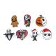 Metal Jewelry Accessory Cartoon Cute The Nightmare Before Christmas Jack Halloween Brooch Decoration Cloth Pins Badges Ornaments