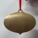 Custom Personalized Christmas Ornaments Custom Etched Hollow 3D Metal Brass Stainless Steel Christmas Hanging Ornament