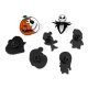 Metal Jewelry Accessory Cartoon Cute The Nightmare Before Christmas Jack Halloween Brooch Decoration Cloth Pins Badges Ornaments