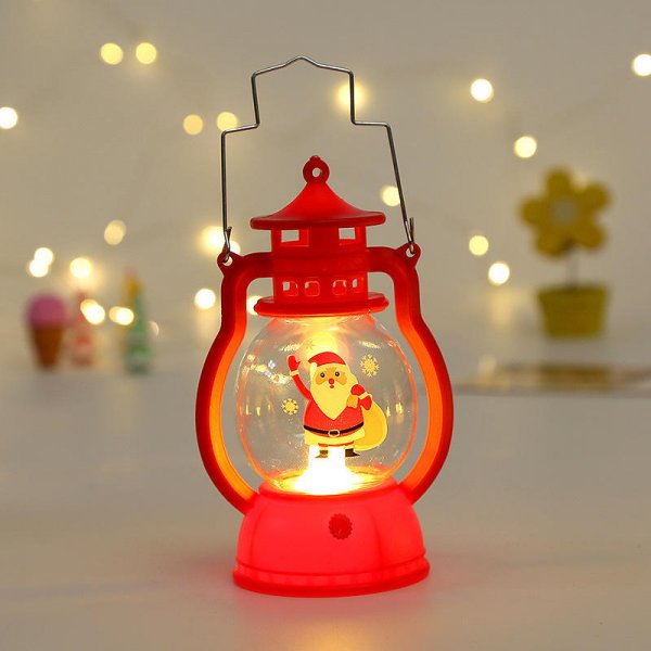 New Christmas Decoration Wind Lamp Lights Small Lamp Nightlight LED Electronic Candle Creative Ornaments Christmas Decorations