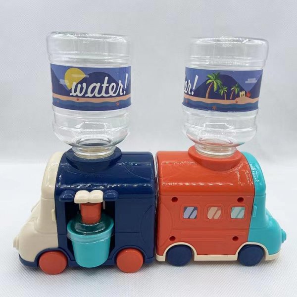 Mini Water Dispenser Baby Toy Drinking Water Cooler Lifelike Cute Small Train Children Cosplay Props Home Decor Ornament