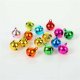 5mm-34mm Christmas Decorations Bell Holiday Supplies Mixed Color Metal Silver DIY Handmade Bell for Christmas Party